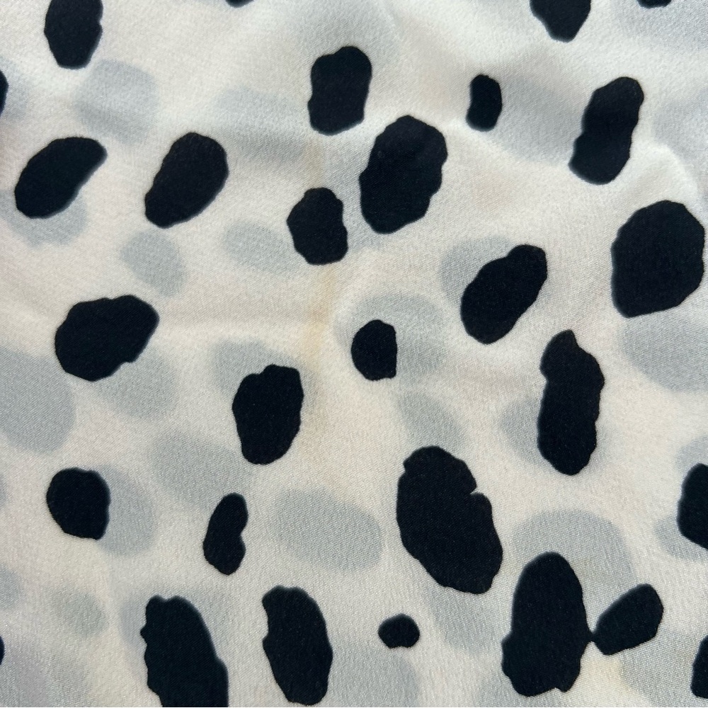 SOLD Elton John for Realisation, 100% Silk Little Jeanie Mini Dress in Snow - Picture 15 of 15
